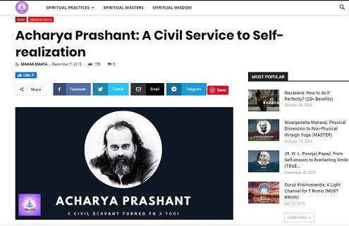 Acharya Prashant: From Civil Service to Self-realization