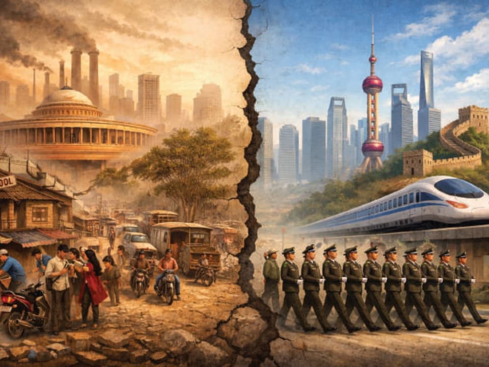 Unconscious Democracy: Why Order Eludes India While China Surges