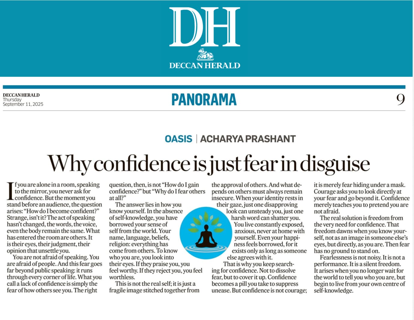 Why Confidence is Just Fear in Disguise