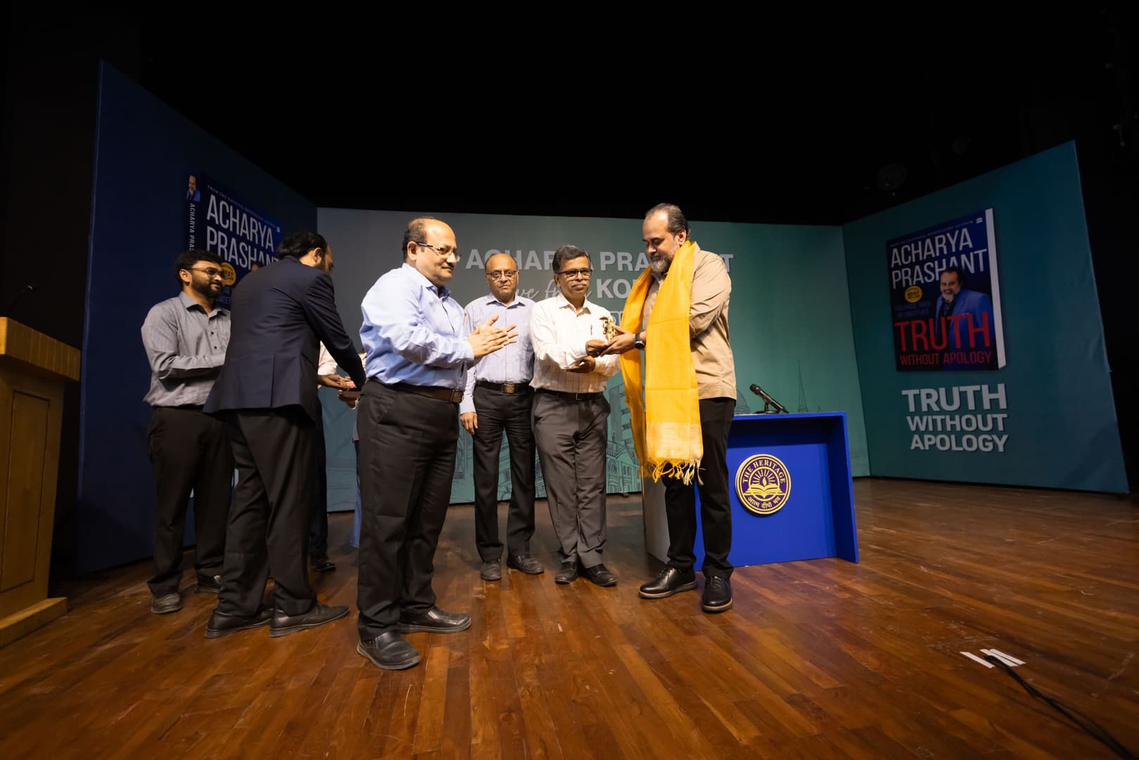 Acharya Prashant at Heritage Institute, Kolkata