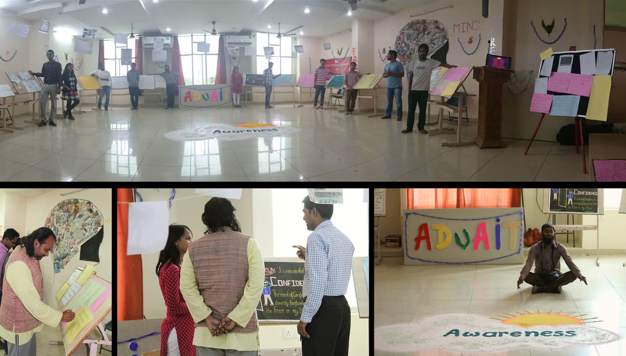 Exhibition at a college