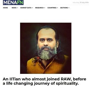 An IITian Who Almost Joined RAW, Before A Life Changing Journey Of Spirituality