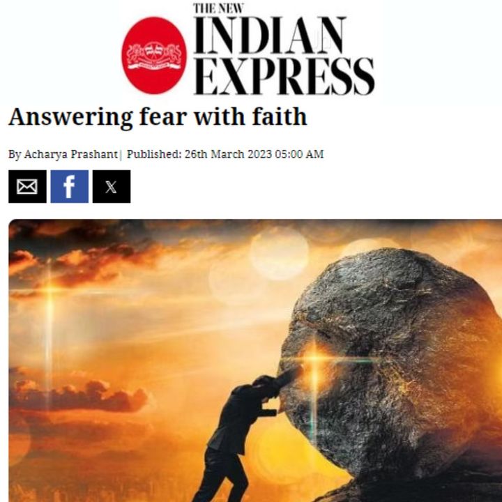 Answering Fear with Faith