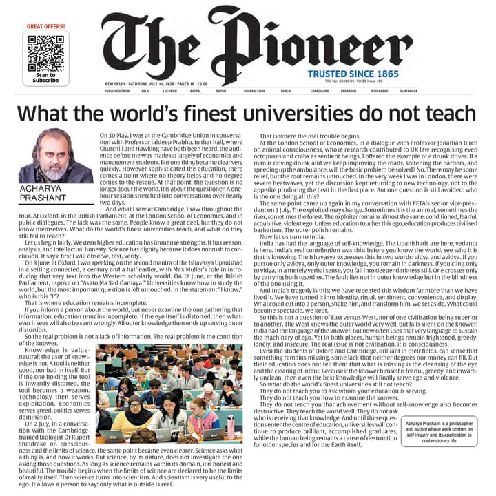 What the world’s finest universities do not teach