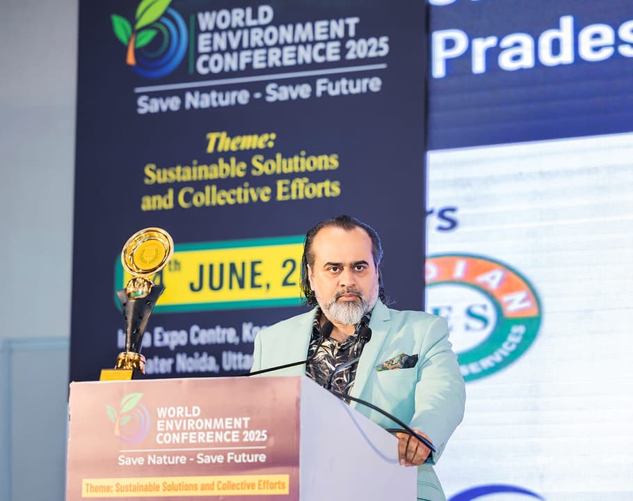 Awarded with Most Impactful Environmentalist Award