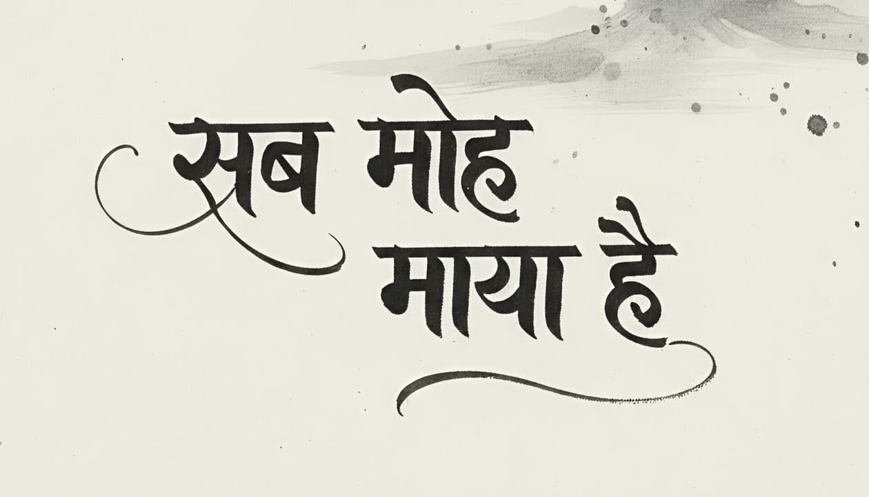 सब मोह-माया है