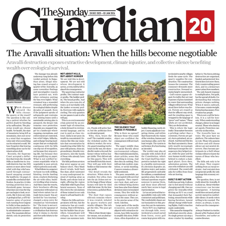 The Aravalli Situation: When the Hills Become Negotiable