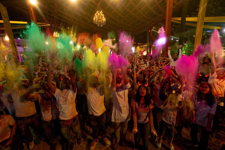 PAF Members at Holi Celebrations