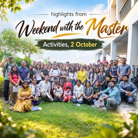 Weekend With Master 13 | Day 1 Activities