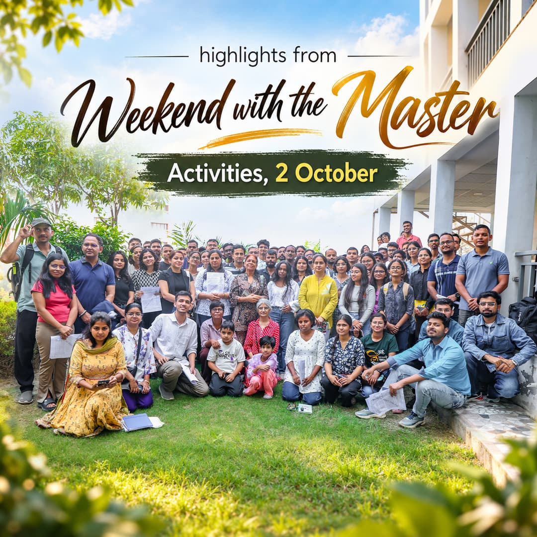 Weekend With Master 13 | Day 1 Activities