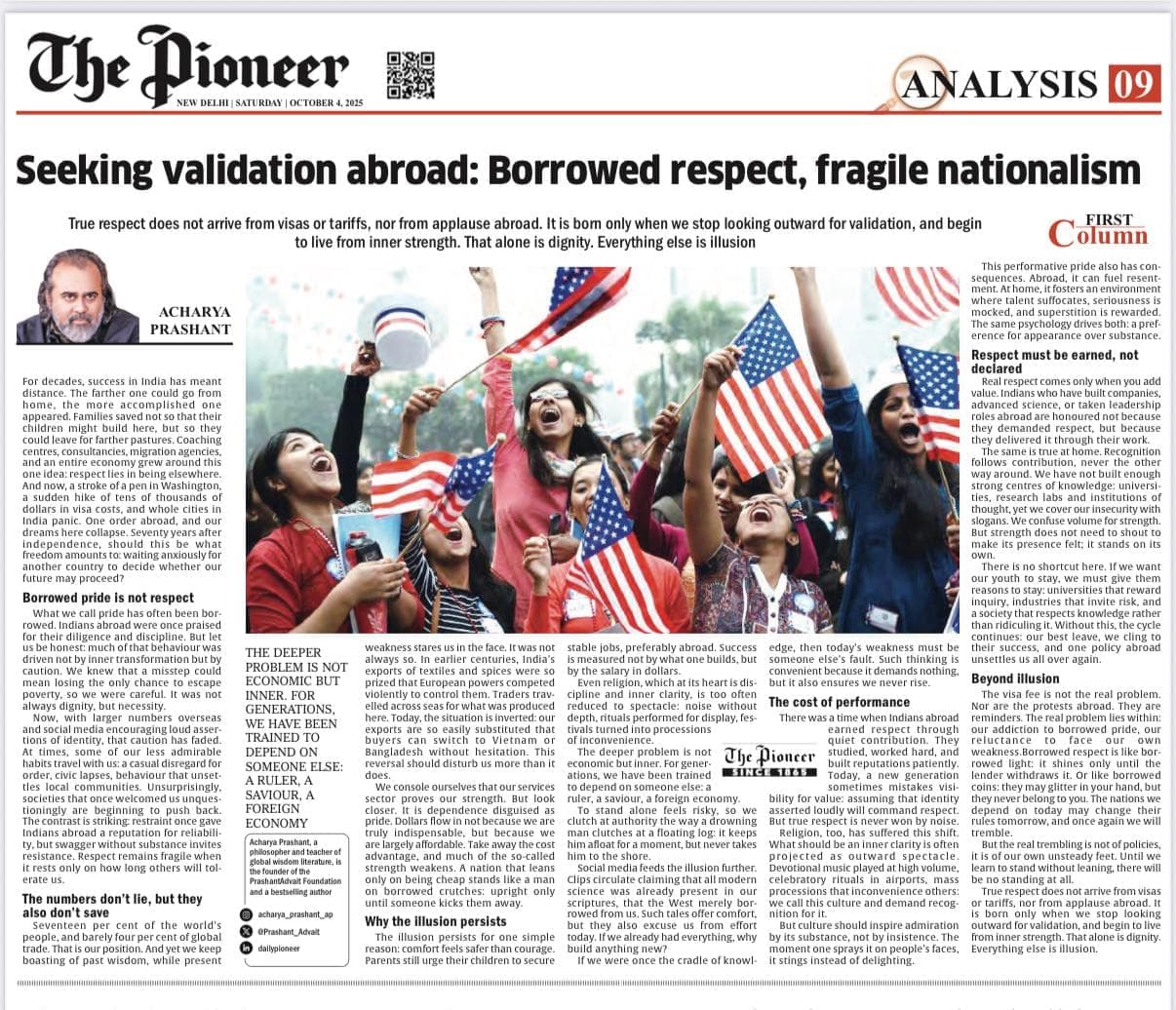 Seeking Validation Abroad: Borrowed Respect, Fragile Nationalism