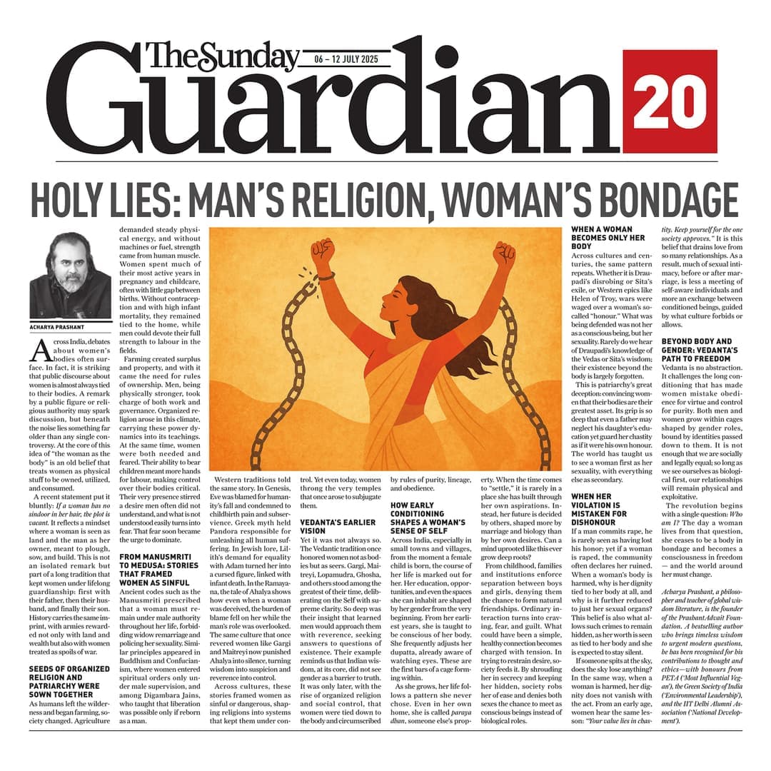 Holy Lies: Man’s Religion, Woman’s Bondage