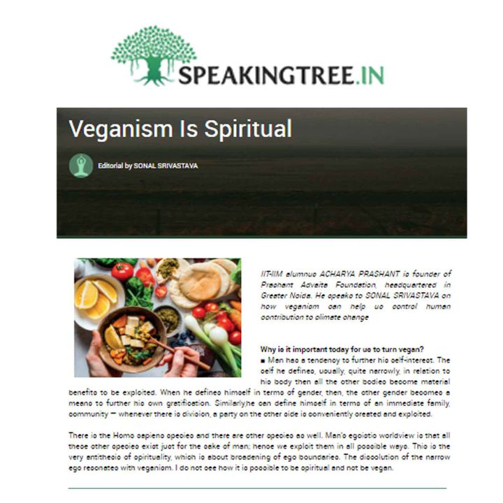 Veganism is Spiritual