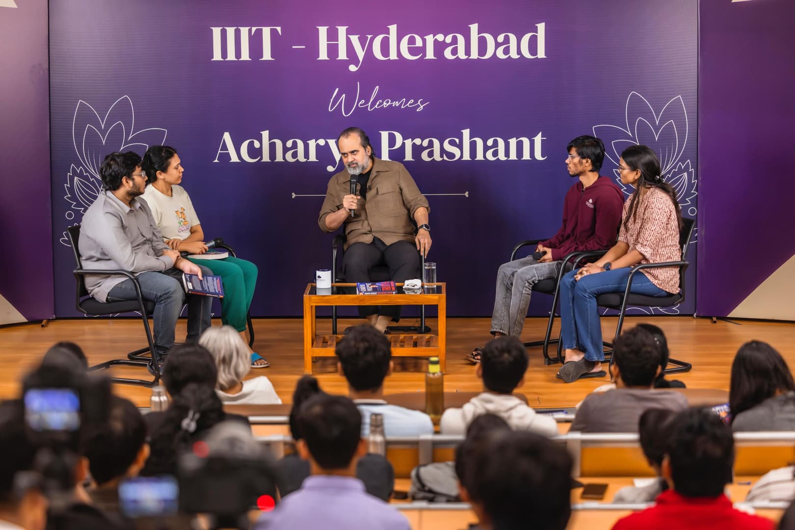Acharya Prashant at IIIT Hyderabad