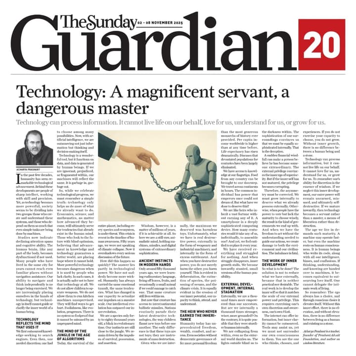 Technology: A Magnificent Servant, a Dangerous Master