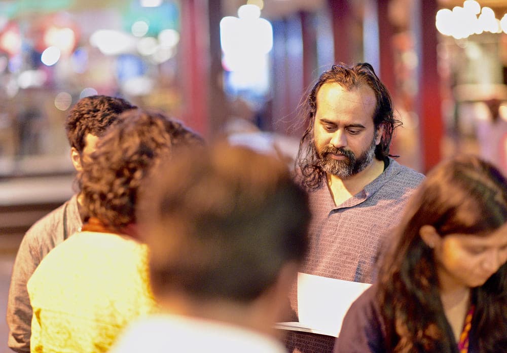 Acharya Prashant initiated setting up bookstalls in 2015