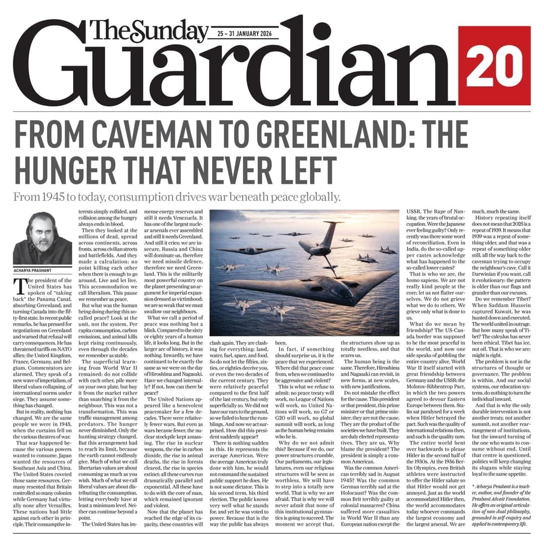 From Caveman to Greenland: The Hunger That Never Left
