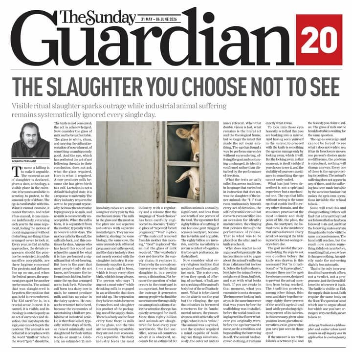 The Slaughter You Choose Not To See