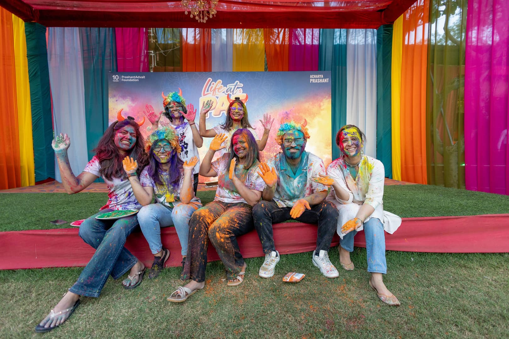 PAF Members at Holi Celebrations