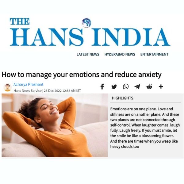 How to manage your emotions and reduce anxiety