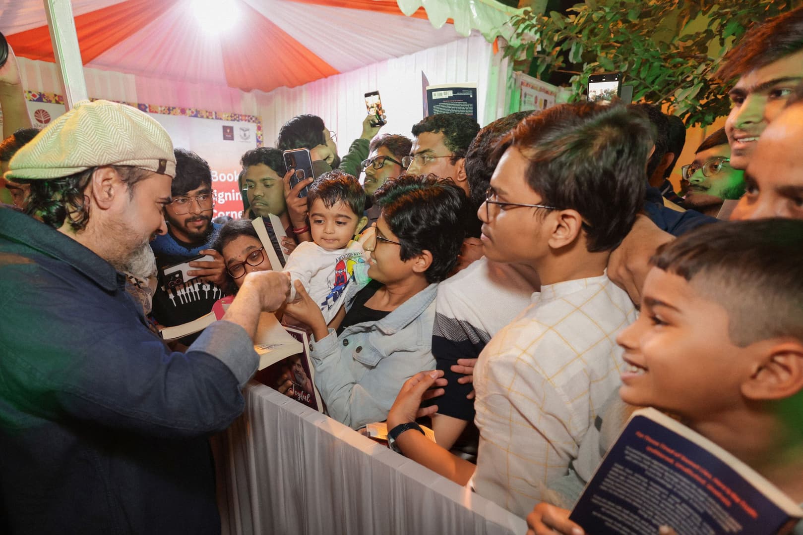 Book Signing at the Pune Lit Fest, Fergusson College, Pune
