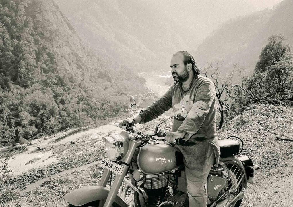 On the way to Rishikesh for the session