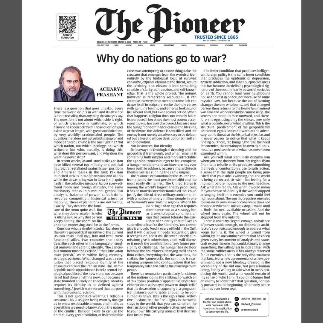 Why Do Nations Go to War?