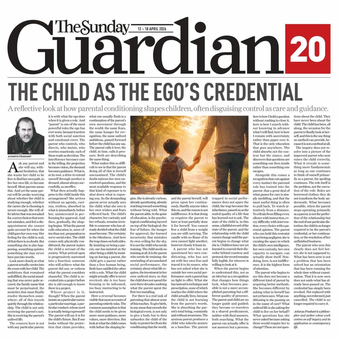 The Child as the Ego’s Credential