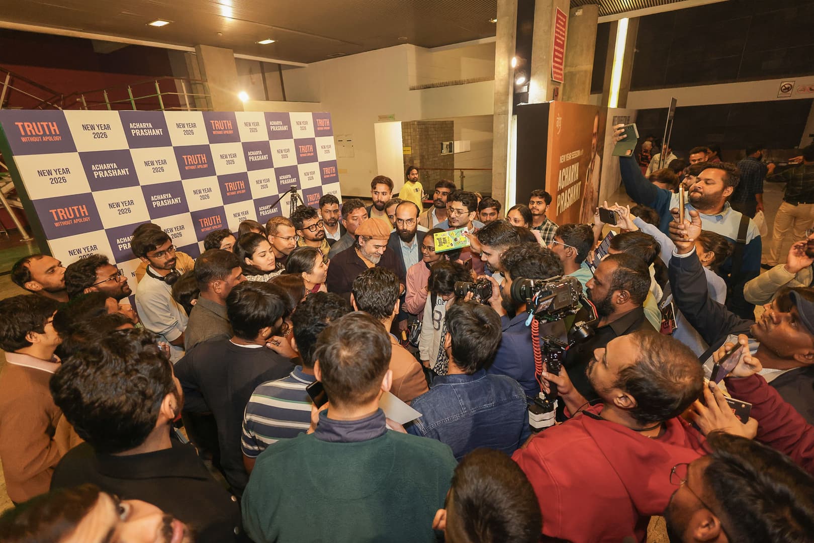 Book Signing after Bhagwad Gita Session, New Year 2026, Bangalore