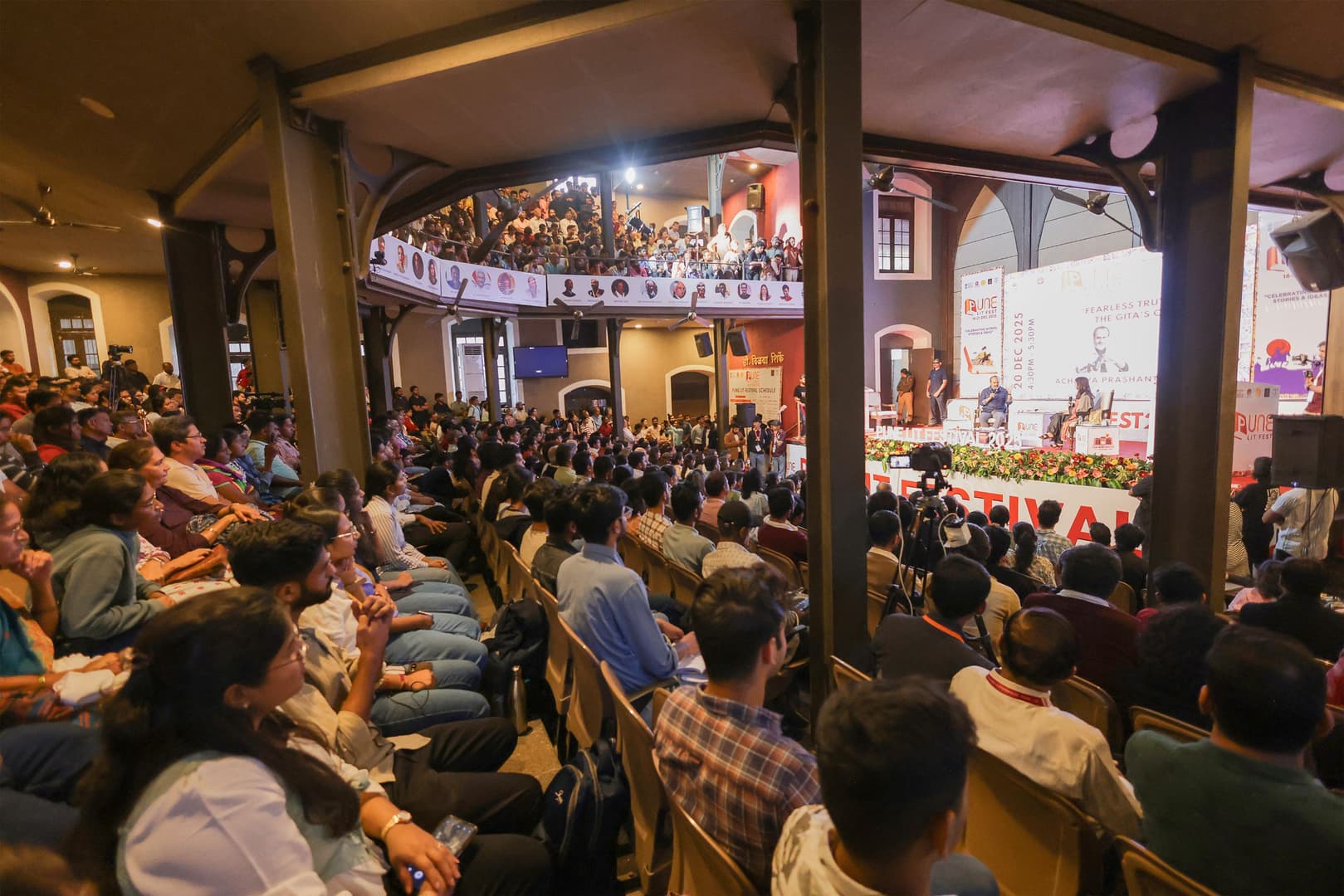 Acharya Prashant in Conversation at the Pune Lit Fest, Fergusson College, Pune