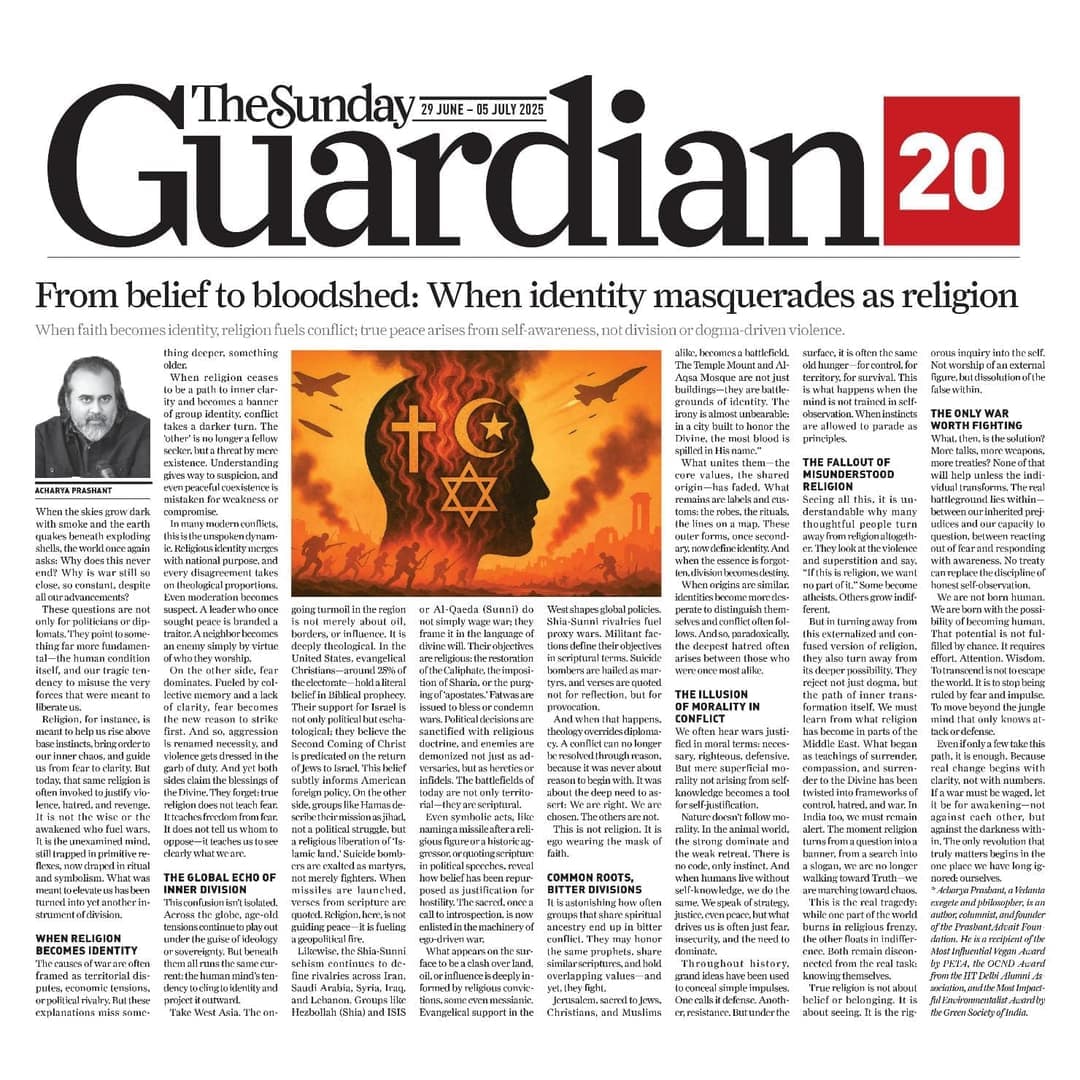From Belief to Bloodshed: When Identity Masquerades as Religion