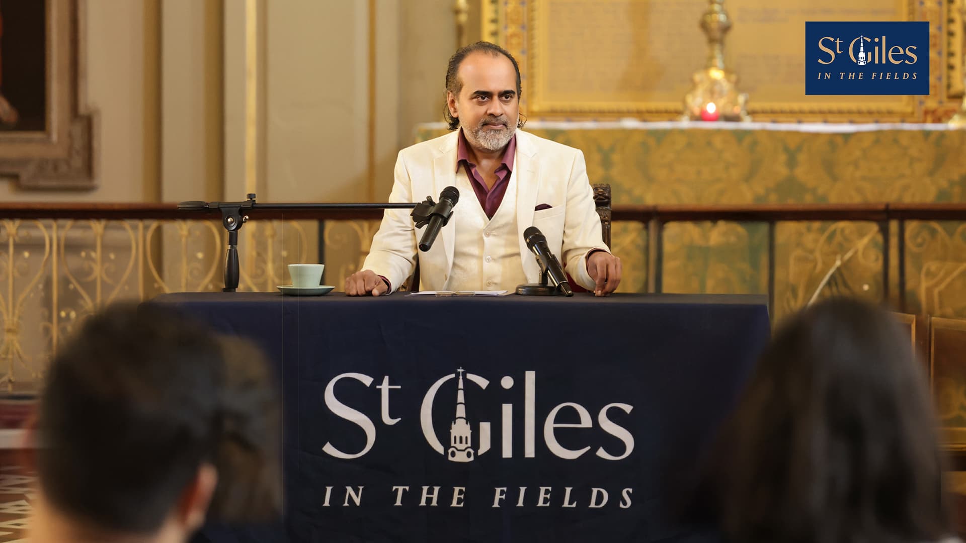 Acharya Prashant at St Giles in the Fields