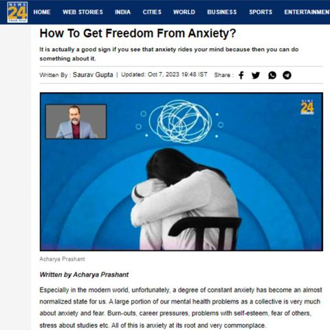 How To Get Freedom From Anxiety?