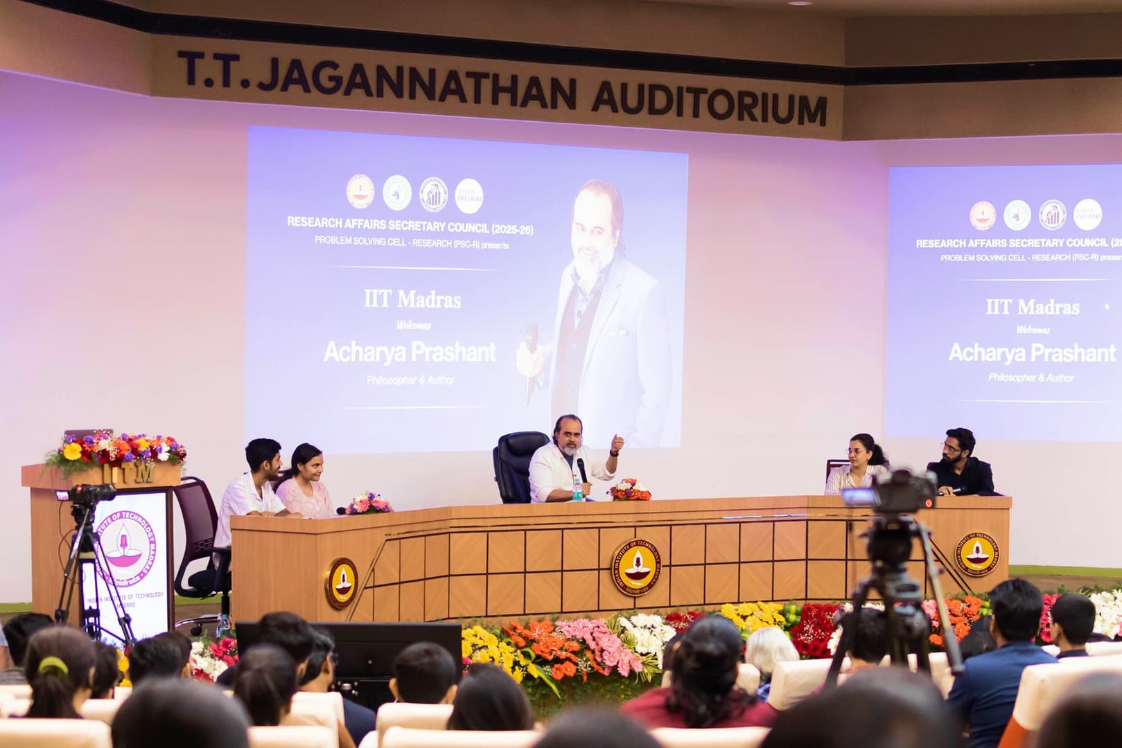 Acharya Prashant at IIT Madras