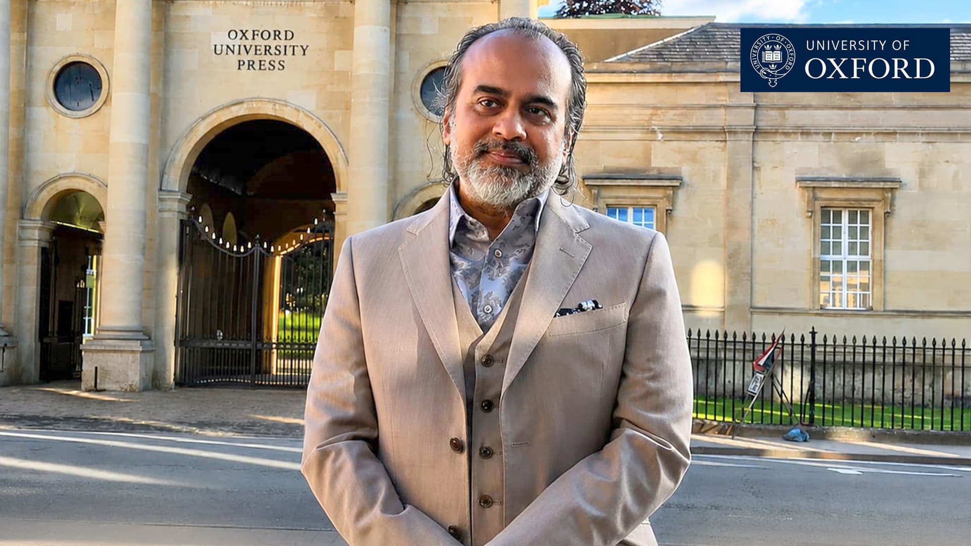 Acharya Prashant at the University of Oxford