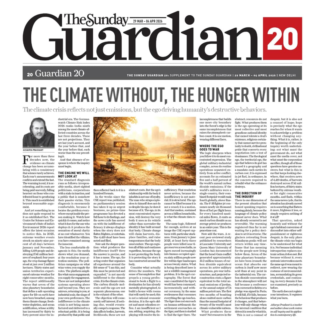 The Climate Without, The Hunger Within