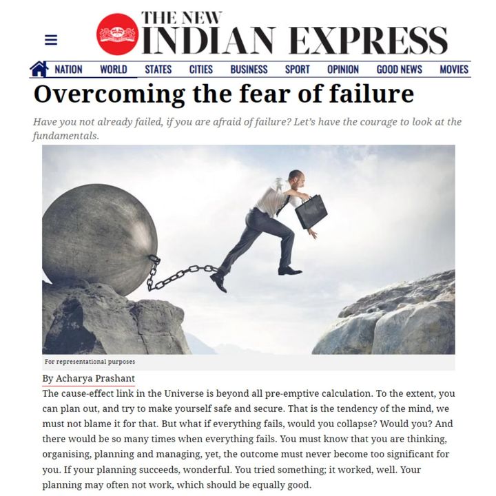 Overcoming the fear of failure