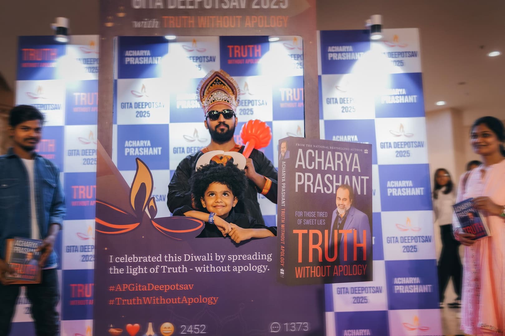 Gita Deepotsav 2025 at Gautam Buddha University