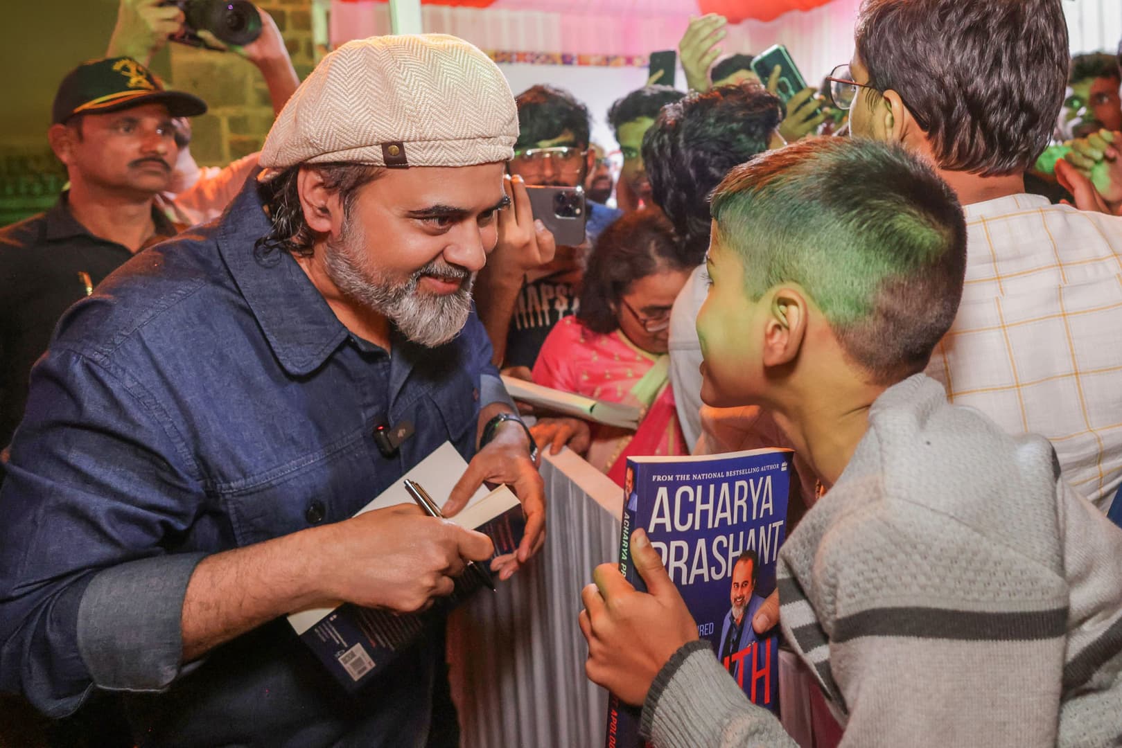 Book Signing at the Pune Lit Fest, Fergusson College, Pune