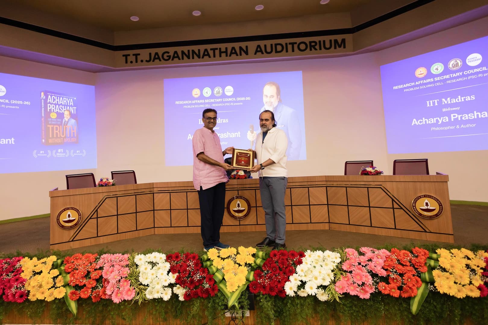 Acharya Prashant at IIT Madras
