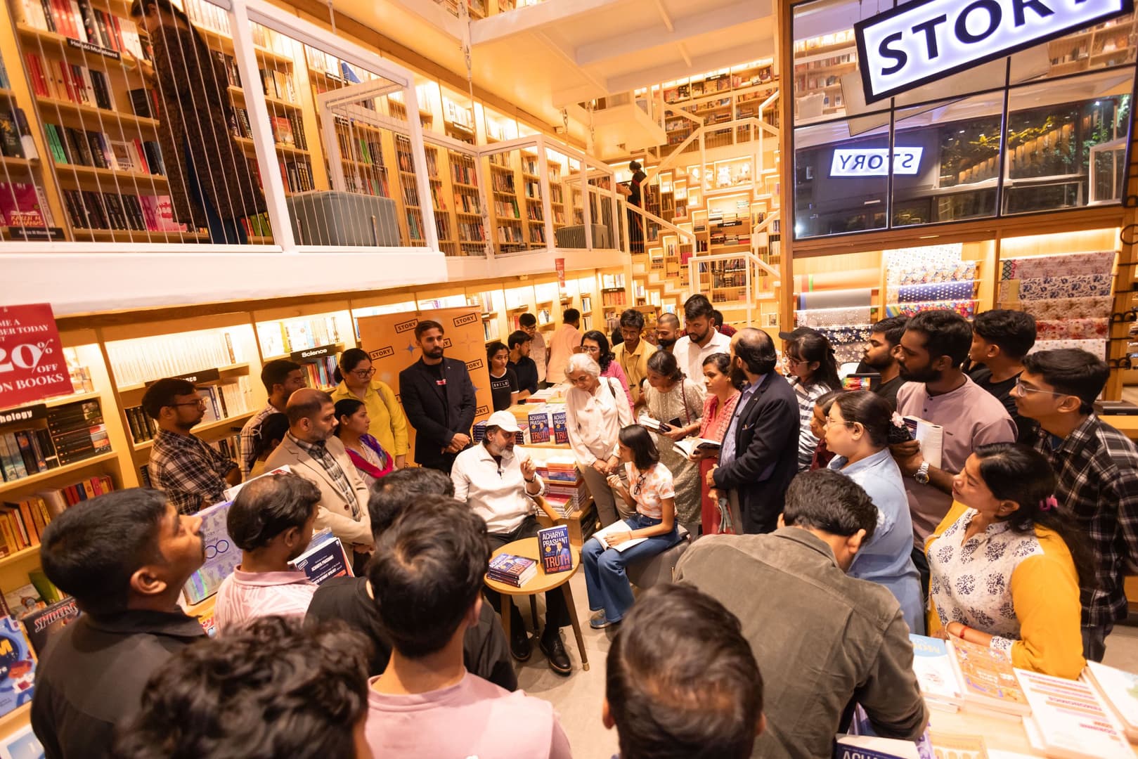 Book Signing at Stoy Bookstore, Kolkata