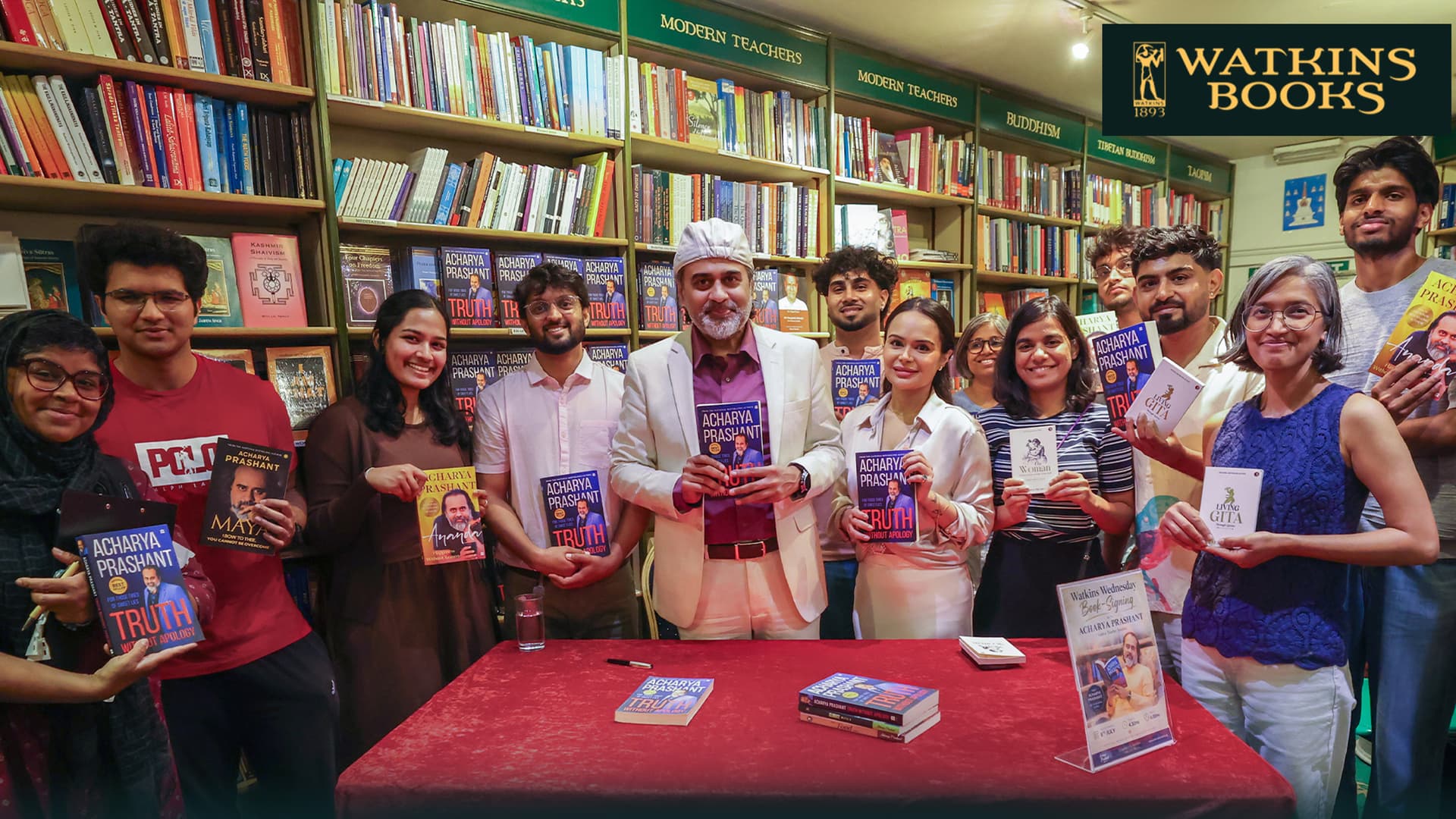 Acharya Prashant at Watkins Books