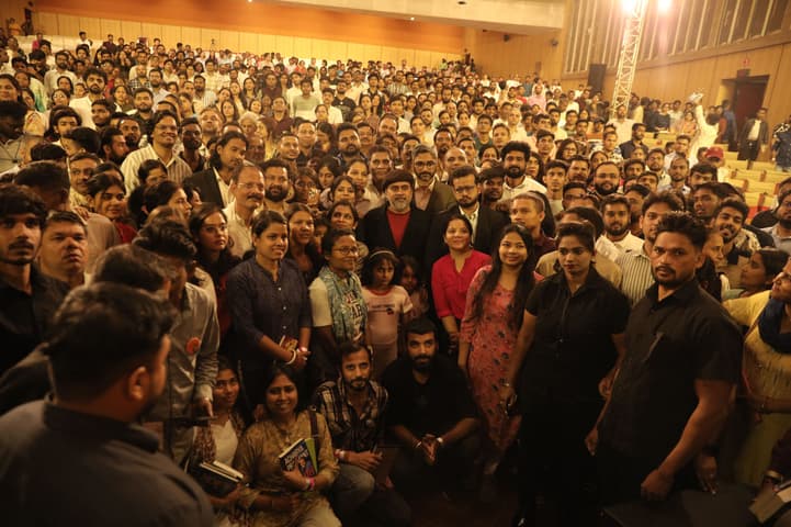 With Gita Students, Raipur