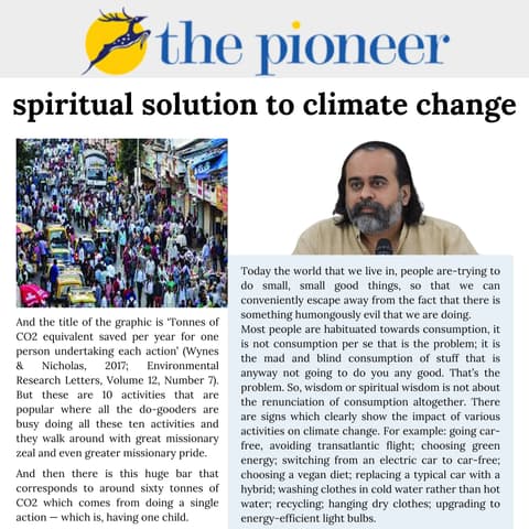 Spiritual Solution to Climate Change