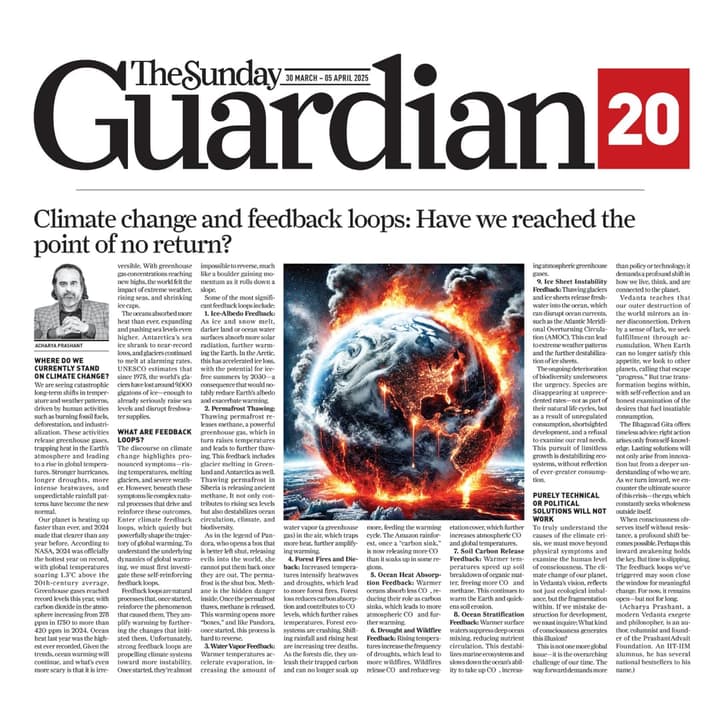 Climate Change and Feedback Loops: Have We Reached the Point of No Return?