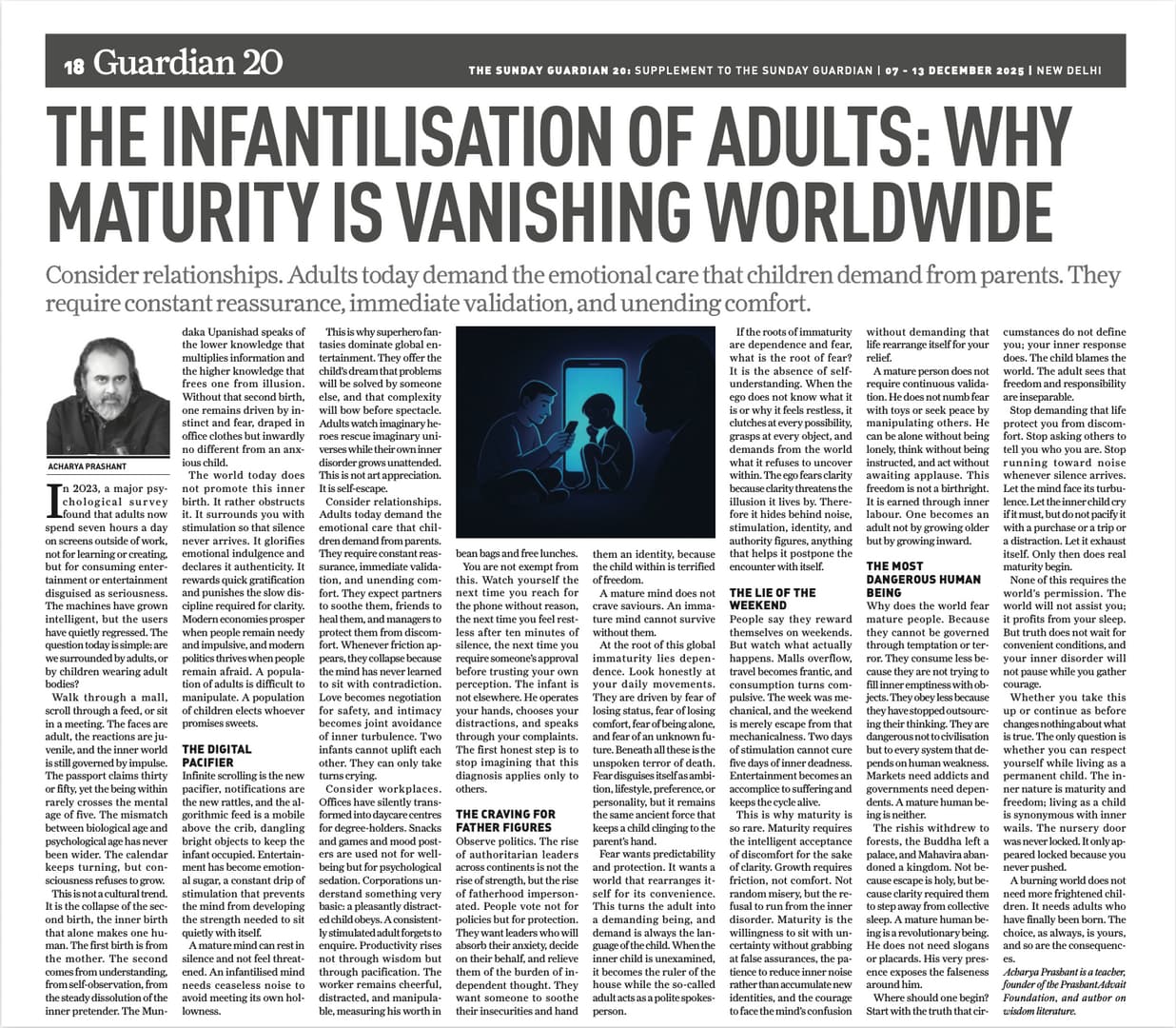 The Infantilization of Adults: Why Maturity Is Vanishing Worldwide