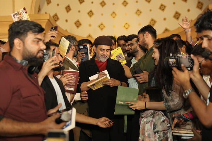 Book Signing with Gita Students, Raipur