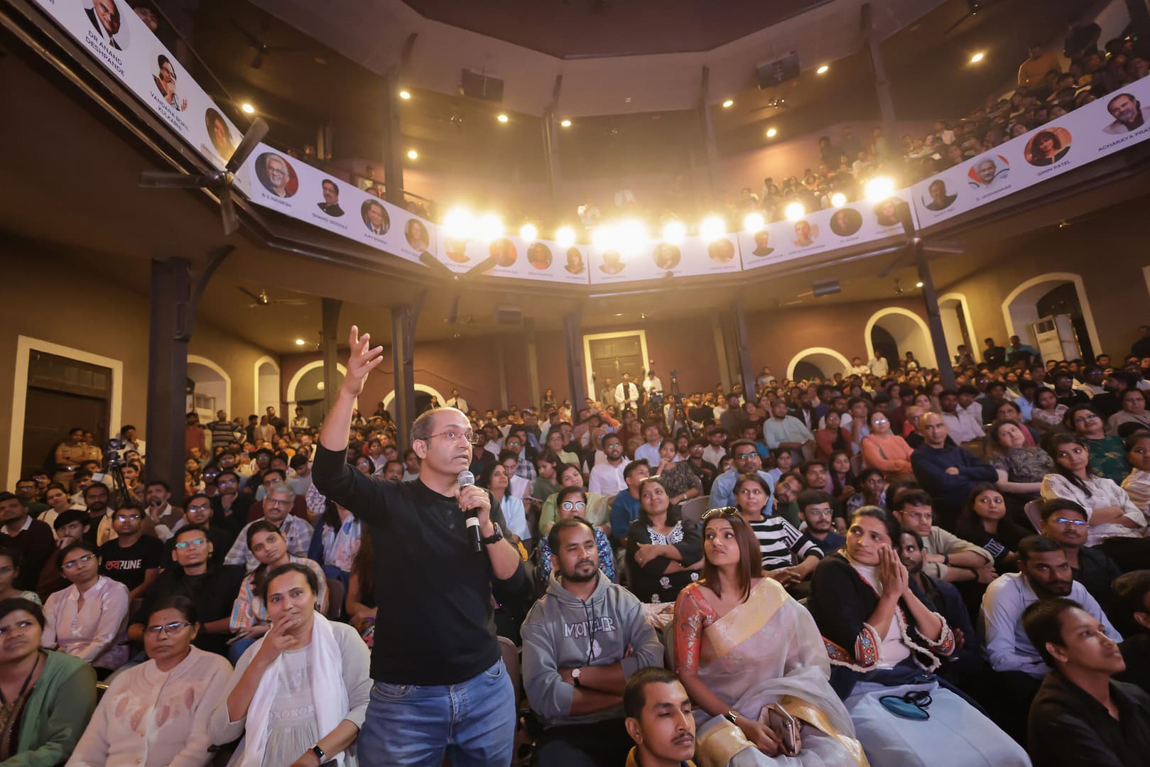 Acharya Prashant in Conversation at the Pune Lit Fest, Fergusson College, Pune