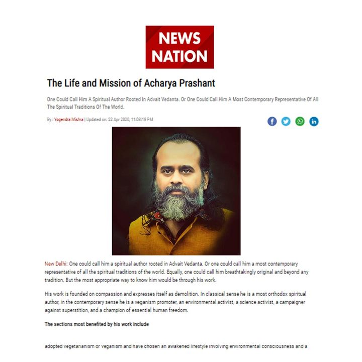 The Life and Mission of Acharya Prashant