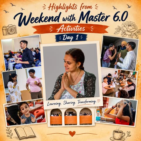 Weekend with Master 6.0 | Day 1 Activities